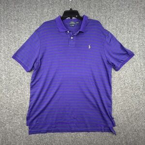 new Polo Ralph Lauren Polo Mens XXL Purple Golf Performance Stretch Fit